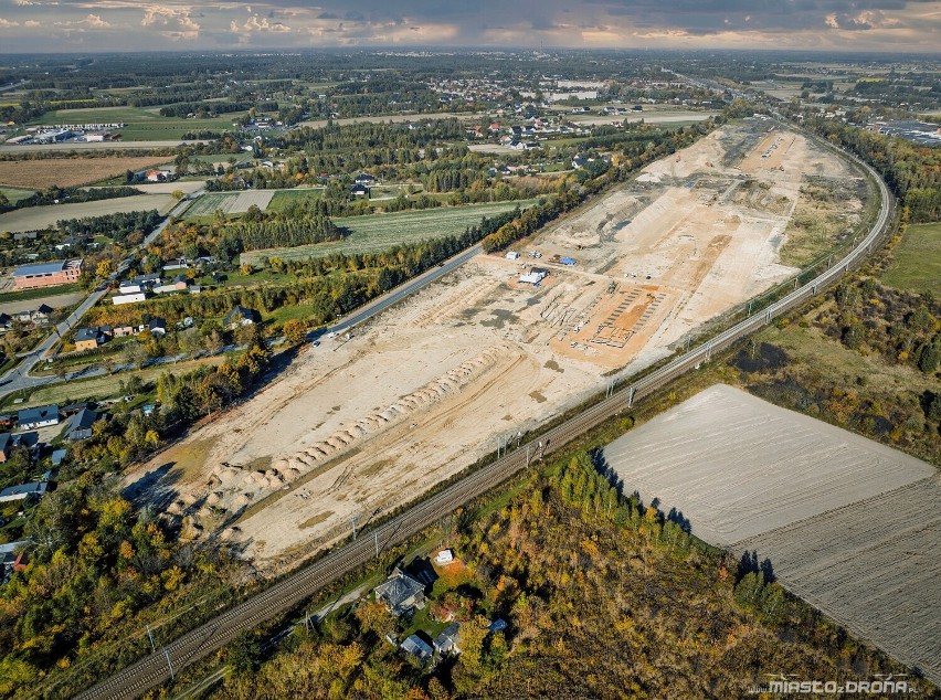 Miasto z drona. Zduńska Wola i okolice