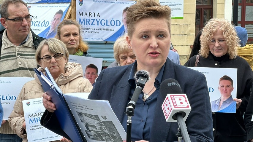 Marta Mrzygłód, kandydatka na burmistrza Bochni uważa, że...