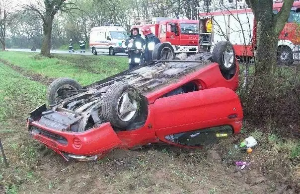 Wypadek w miejscowości Staw, gm. Strzałkowo