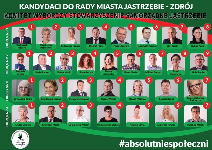 Wybory 2018 w Jastrzębiu: kandydaci Samorządnego Jastrzębia do Rady Miasta [ZDJĘCIA] 