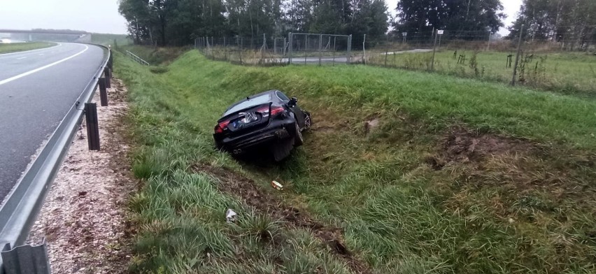 Do wypadku doszło na 505 kilometrze autostrady, na pasie w...