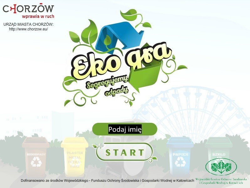 Gra ekologiczna w Chorzowie dostępna jest już na stronie...