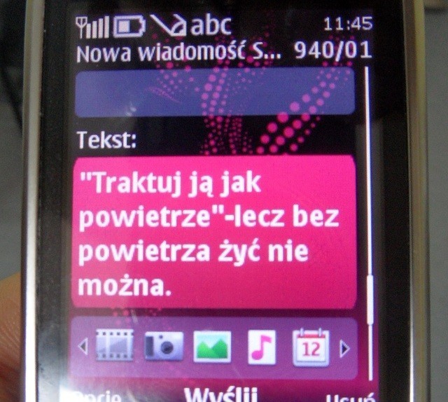 SMS byłby idealnym środkiem wyrazu dla Jana Izydora Sztaudyngera