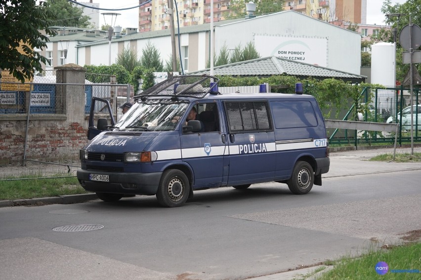 Ulica Smolna we Włocławku zablokowana