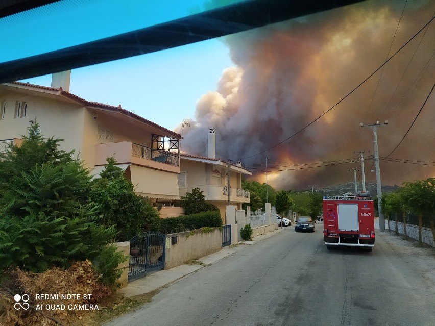 Misja pilskich strażaków w Grecji