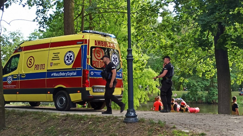 Kobieta utonęła w Prośnie w kaliskim parku miejskim