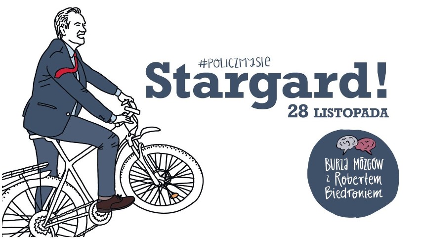 Prezydent Słupska Robert Biedroń przyjeżdża do Stargardu. #policzmysie