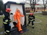 Szpital w Kaliszu: Namioty dekontaminacyjne stanęły przed oddziałem ratunkowym. ZDJĘCIA