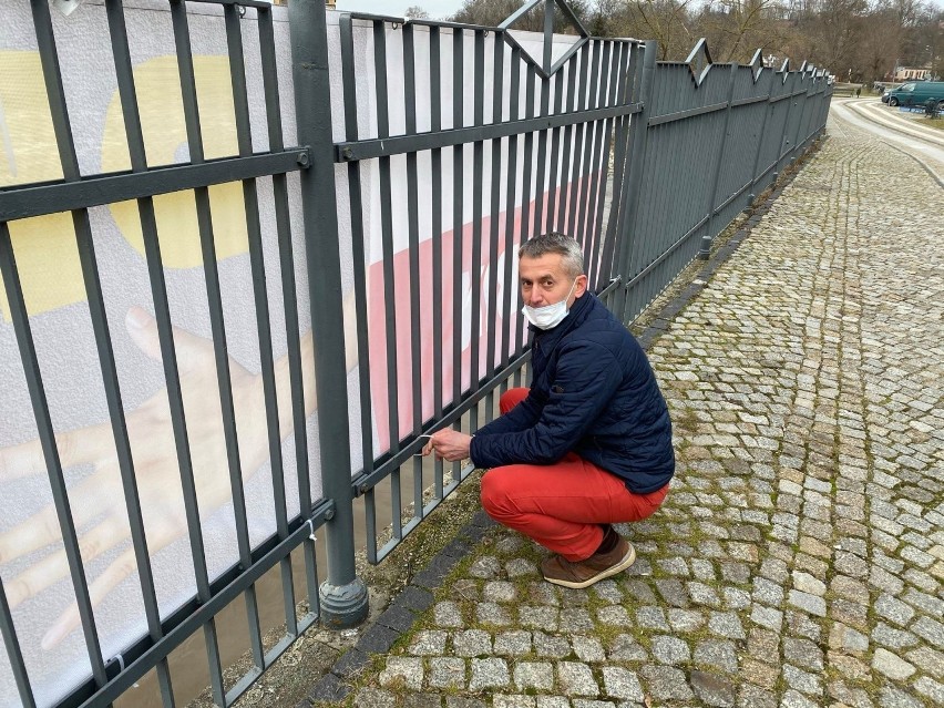 Na początku lutego gubińscy przedsiębiorcy zawiesili baner,...