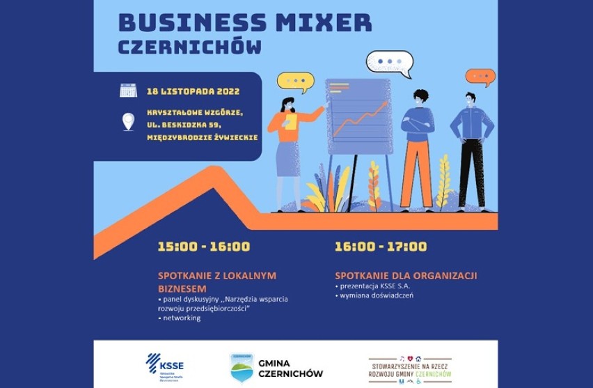 18 listopada w Czernichowie, odbędzie się Business Mixer...