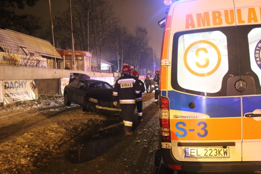 Wypadek na Włókniarzy (23.01.2014)