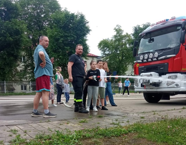 Piknik strażacki przy SP 3 w Chrzanowie