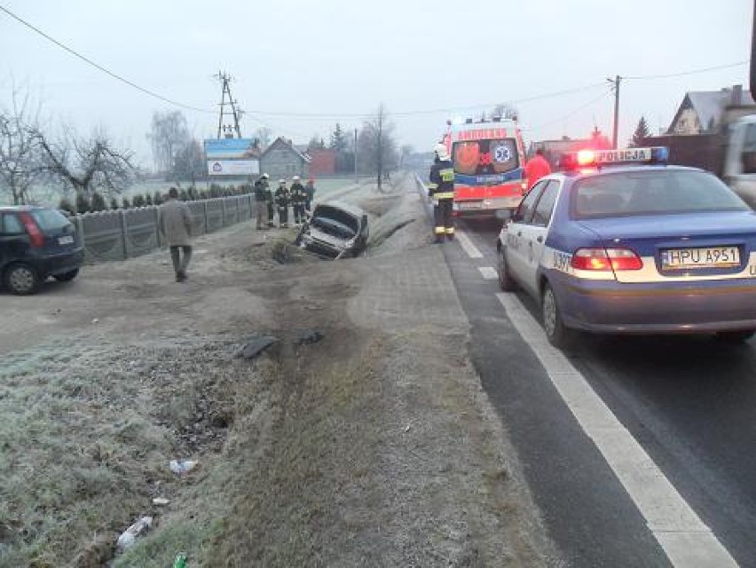 Wypadek w Łubowie [FOTO]