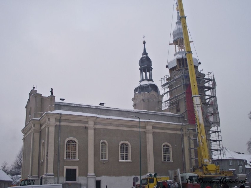 Teraz druga wieża czeka na odnowę.Fot. Dorota Michalczak