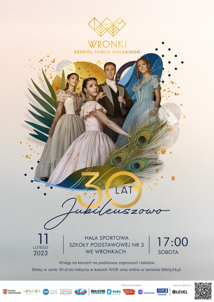 Zespół Tańca Polskiego "Wronki" świętuje 30-lecie działalności! Galowy Koncert Jubileuszowy będzie niezwykły!