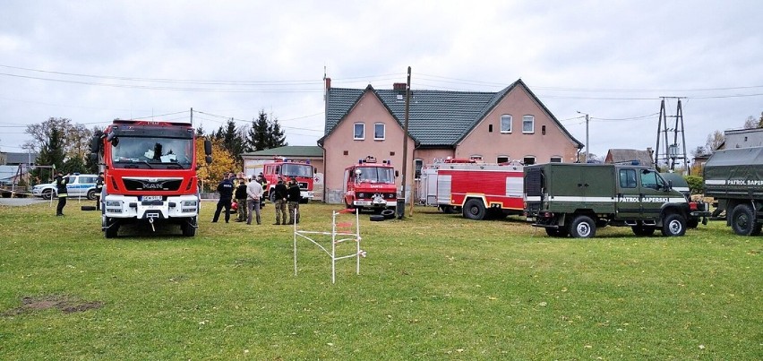 Ćwiczenia strażaków-ochotników z gminy Gardeja odbyły się na...