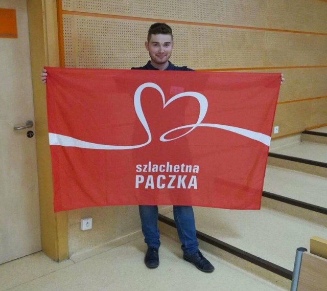 Jakub Zadroga z Wągrowca zachęca do wstąpienia w szeregi Szlachetnej Paczki