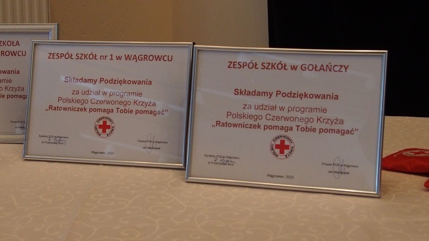 W szpitalu w Wągrowcu podsumowano program szkoleniowy dla młodzieży 