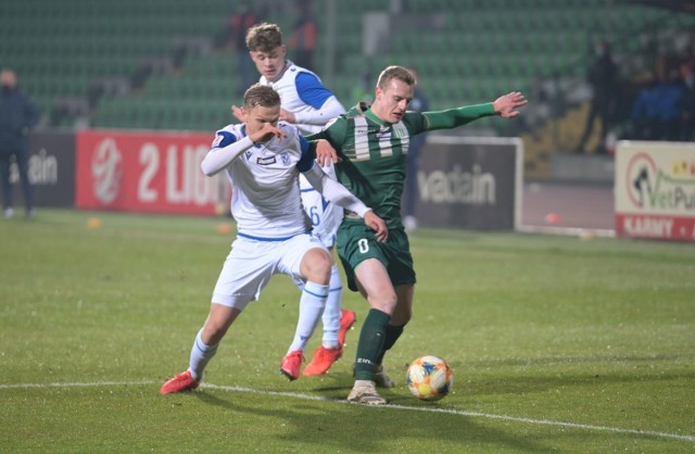 Olimpia Grudziądz przegrała z ostatnim w tabeli Lechem II Poznań