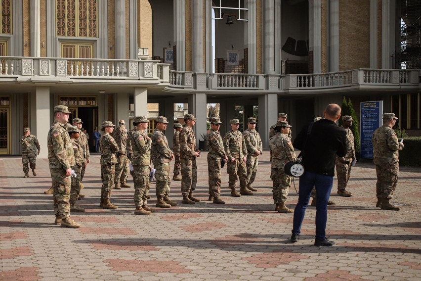  Amerykańscy żołnierze odwiedzili Sanktuarium w Licheniu