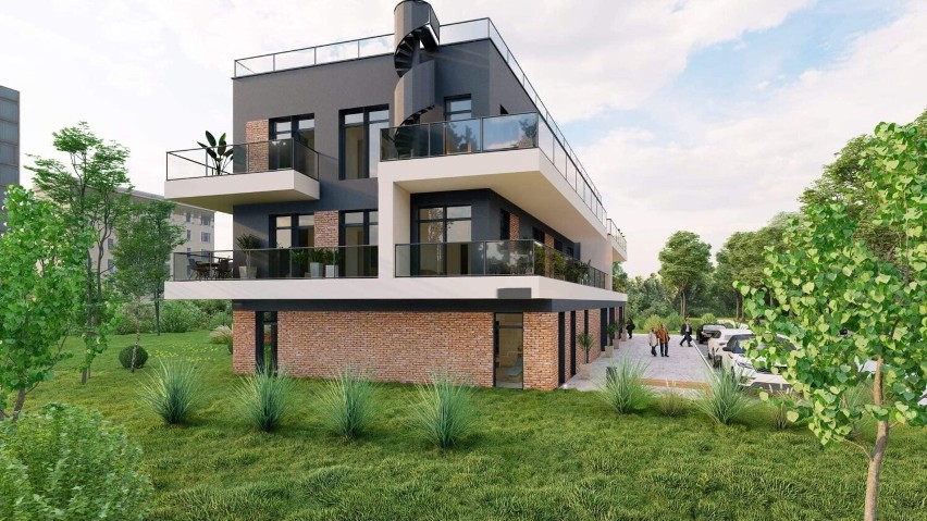 Skalna House, nowoczesny apartamentowiec powstaje w Starachowicach. Jak będzie wyglądał? Oto wizualizacje