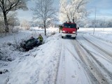 W gminie Postomino BMW wypadło z drogi ZDJĘCIA