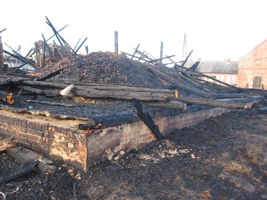 Straty w wysokości 420 tys. zł spodowodał pożar stodoły w Szałwinku