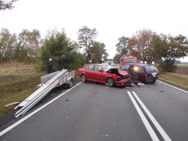 Wypadek w Modle Królewskiej na DK 25