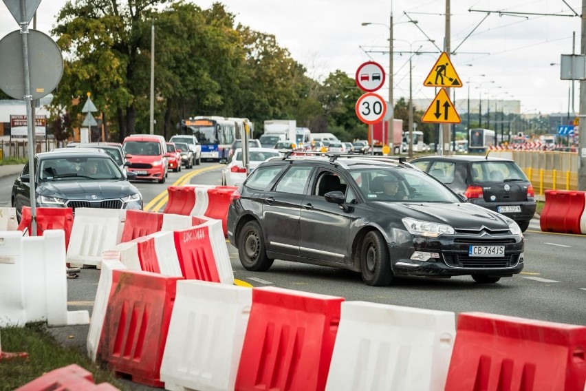 Zmieniona organizacja ruchu na  ulicy Fordońskiej ma...