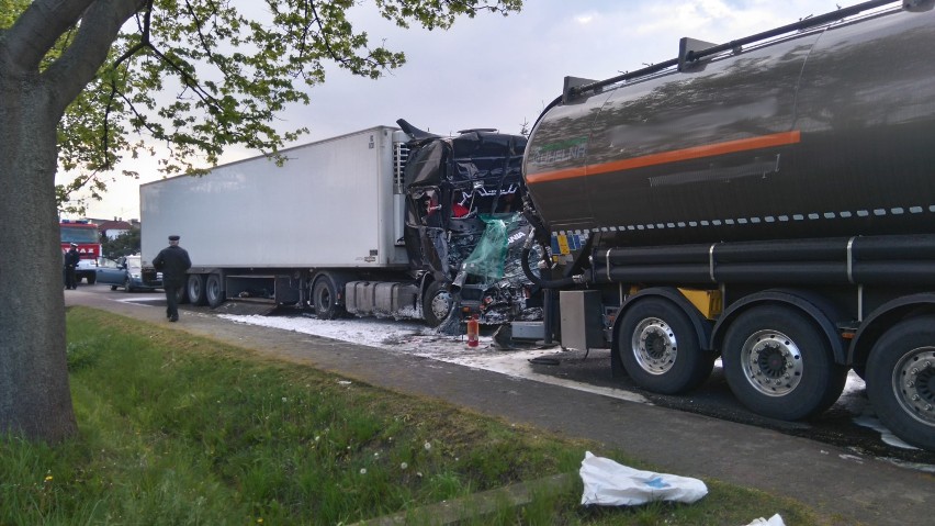 Wypadek na DK 78 w Zawierciu-Żerkowicach
