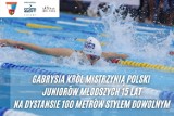 Gabriela Król z KS Wisła Puławy została mistrzynią Polski juniorów do lat 15