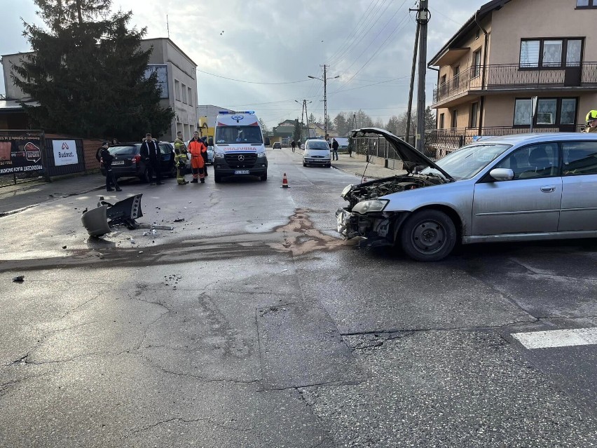 Wypadek w centrum Skierniewic. Jedna osoba ranna
