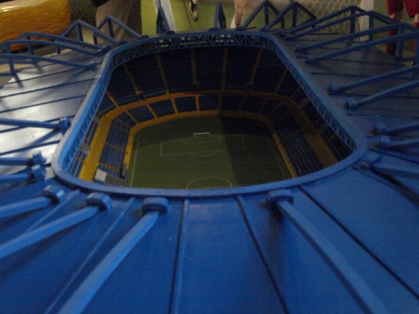 Makieta stadionu w Charkowie