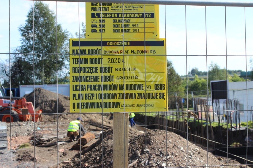 Ruszyła budowa restauracji sieci McDonald's w Piekarach...