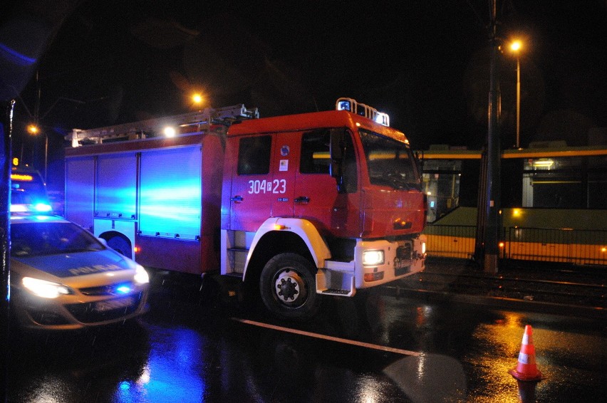 Wypadek na ul. Grunwaldzkiej w Poznaniu. Nie żyje mężczyzna