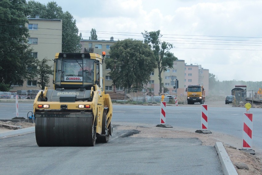 Budowa Trasy Górna przenosi się na skrzyżowanie ul. Pabianickiej z al. Jana Pawła II.