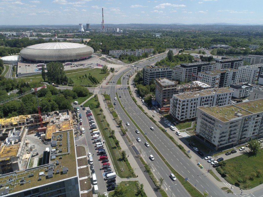 Od momentu wybudowania ulicy Lema oraz Tauron Areny Kraków,...