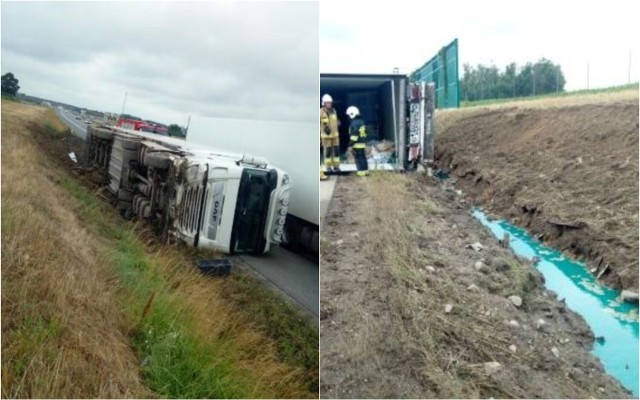 Wypadek na autostradzie A1