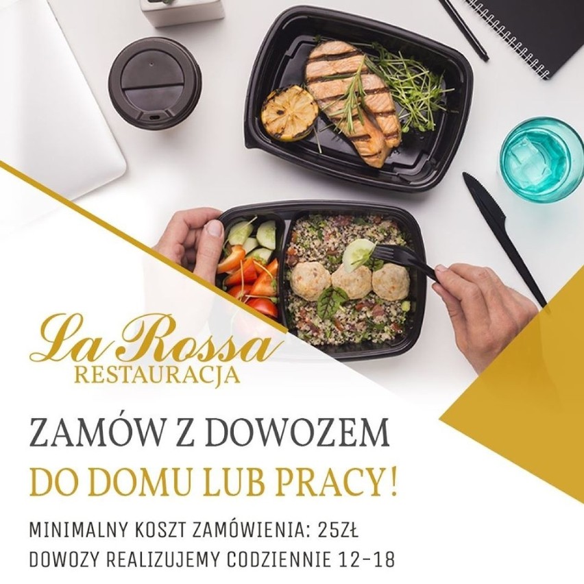 Restauracja La Rossa
zestawy dwudaniowe, sałatki,...