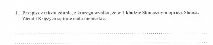 We wtorek, 21 maja 2013, trzecioklasiści piszą Ogólnopolski...