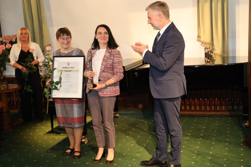 Uroczystość wręczenia nagród w Pałacu Myśliwskim Książąt Radziwiłłów w Antoninie
