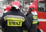 Pożar domu na Sieradzkiej w Gdyni.  Jedna osoba ranna