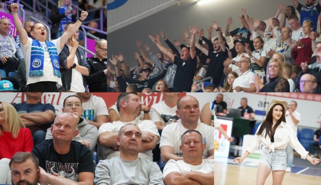 Kibice i Cheerleaders KK Włocławek podczas meczu Anwil Włocławek - BNEI Herzylia 95:94