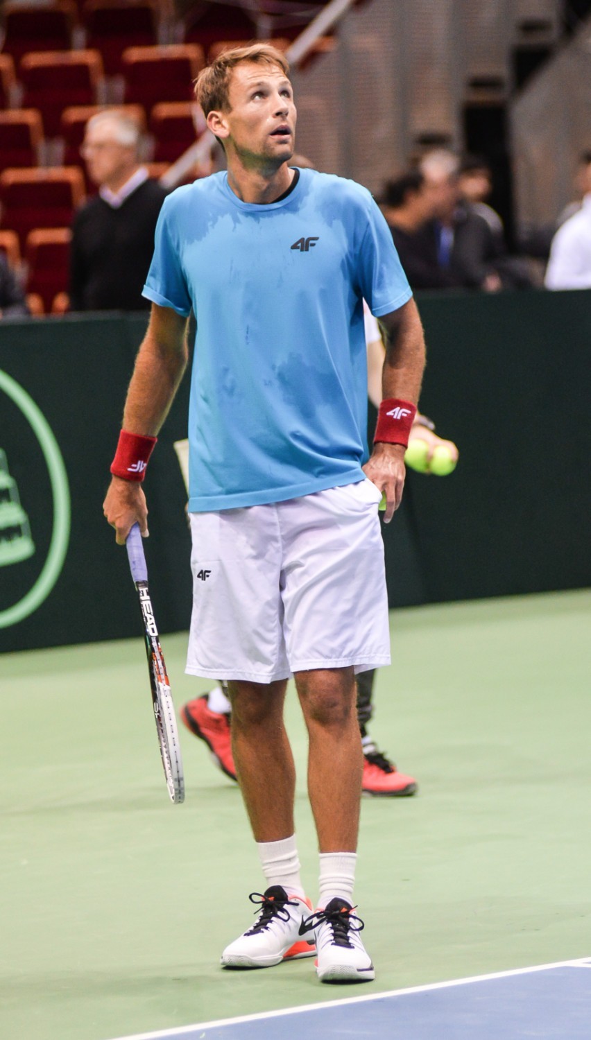 Zdjęcie zrobione podczas Davis Cup w 2016 roku.