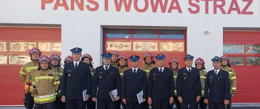 Strażacy z PSP Oborniki dostali awanse na wyższe stanowiska [ZDJĘCIA]