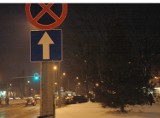 Zakaz parkowania zimą w Boguszowie-Gorcach