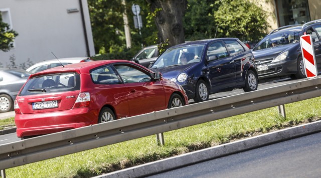 Utrudnienia w ruchu na al. Grunwaldzkiej w Gdańsku potrwają do końca wakacji