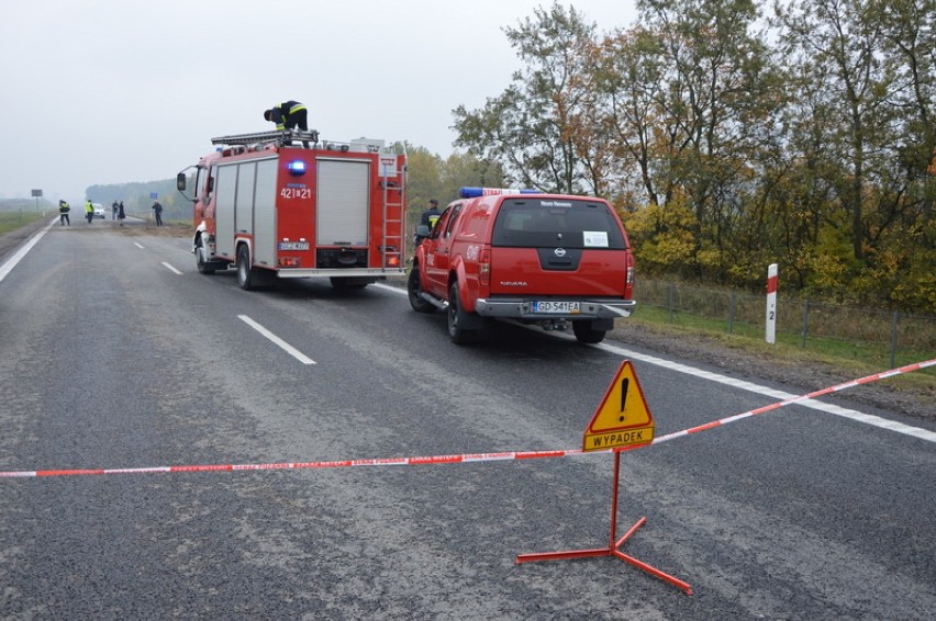 Wypadek na obwodnicy Chojnic - 20 X 2015