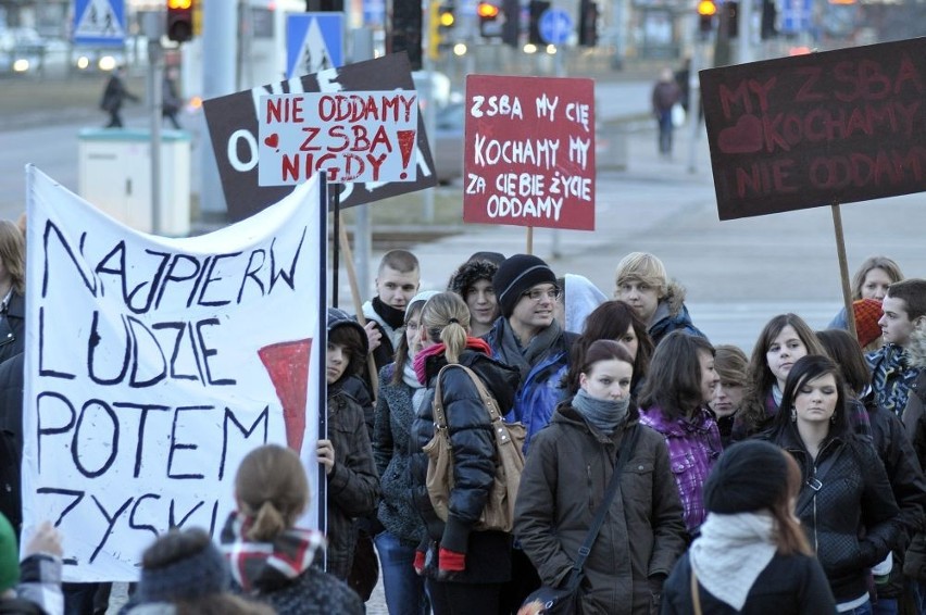 Uczniowie ZSBA niejednokrotnie protestowali przeciwko...