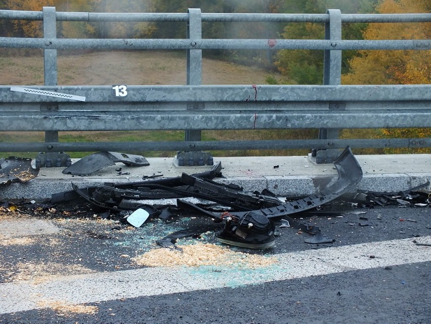 Wypadek na obwodnicy Kraśnika. Dwie osoby został ranne.